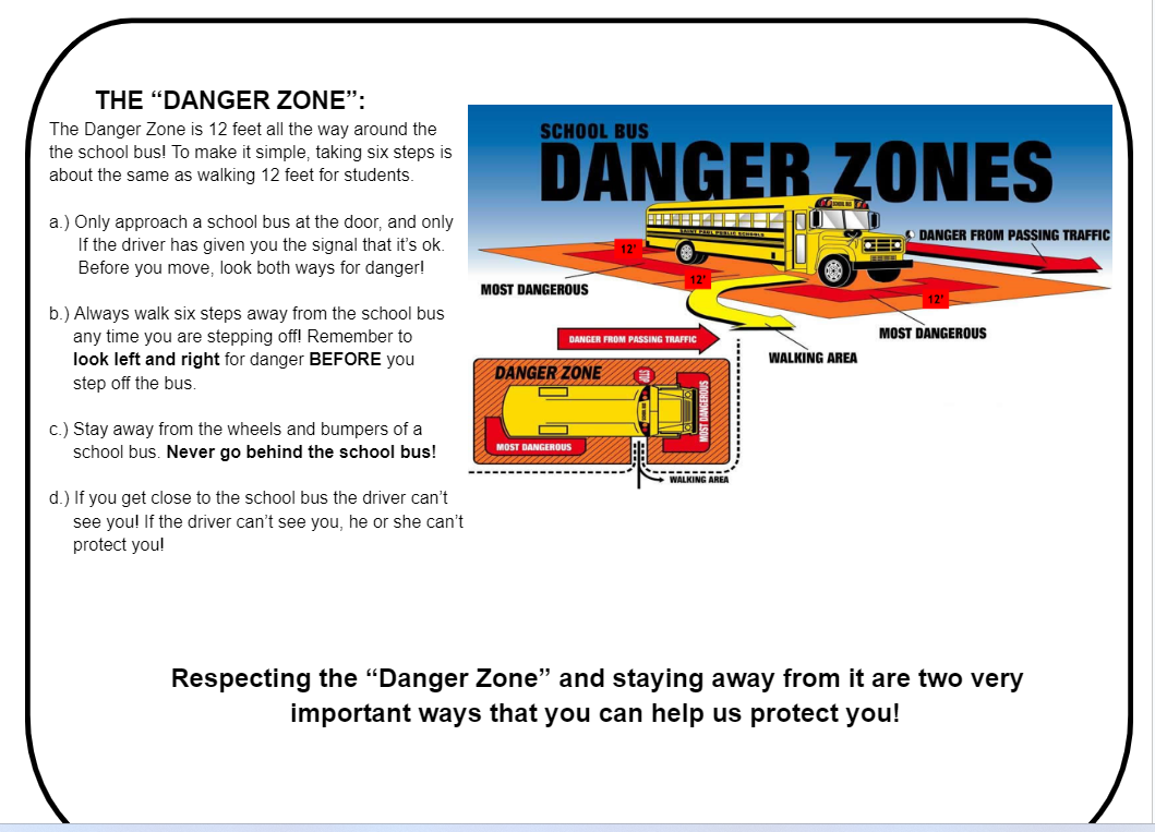 School Bus Danger Zone